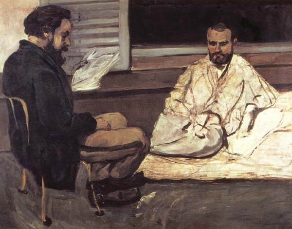 Paul Cezanne Paul Alexis faisant la lecture a Emile Zola